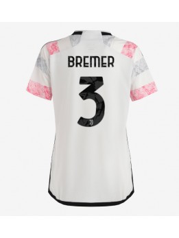 Juventus Gleison Bremer #3 Auswärtstrikot für Frauen 2023-24 Kurzarm